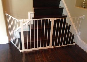 Austin, Texas White Sectional Customized Childproofing Safety Gates