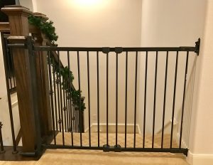  Dallas Texas Childproofing Gates at top of stairs installed by Infant House Baby Proofing