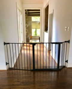 Customized Black Sectional Childproofing Safety Gate - San Antonio TX