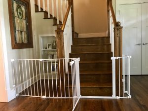 Customized White Sectional Baby Proofing Safety Gate - Dallas Texas