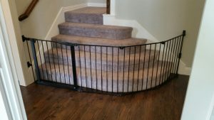  Customized Black Sectional Baby Safety Gate - Dallas Texas